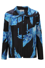 Alquema Simply Pleat Hoodie Jacket in Dragon Dusk