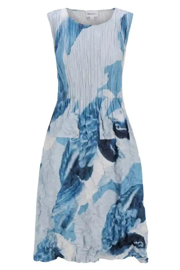 Alquema Smashed Pocket Dress in Lakeside