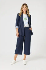 Gordon Smith Lino Blazer in Navy