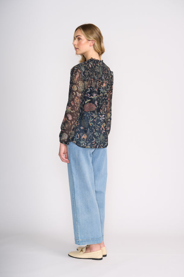 FOIL Stepping Out Blouse in Narnia