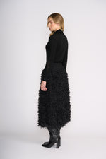 FOIL Fine Merino Polo Neck Jumper in Black