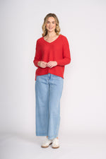 FOIL Brunch Club Sweater in Flame