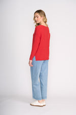 FOIL Brunch Club Sweater in Flame