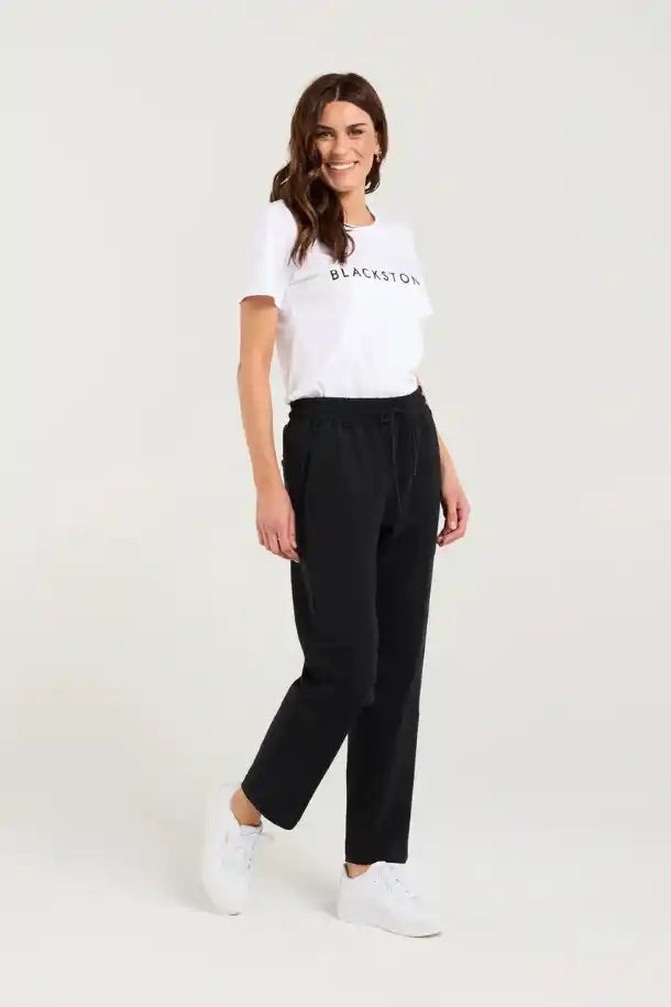 Blackstone Greenwich Panelled Pant in Black