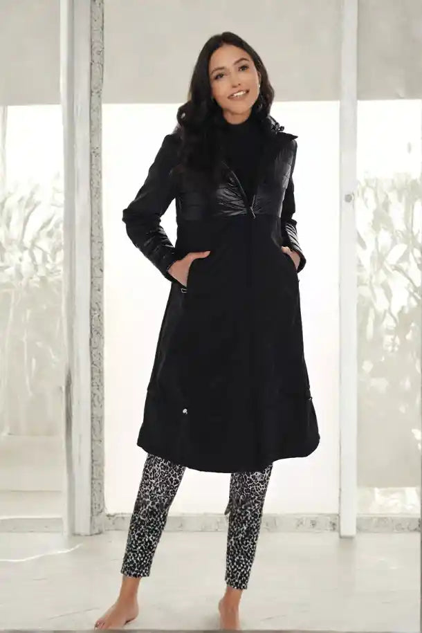 Frank Lyman Black Puffer Jacket