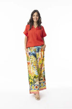 Orientique Amalfi Pant in Amalfi Print