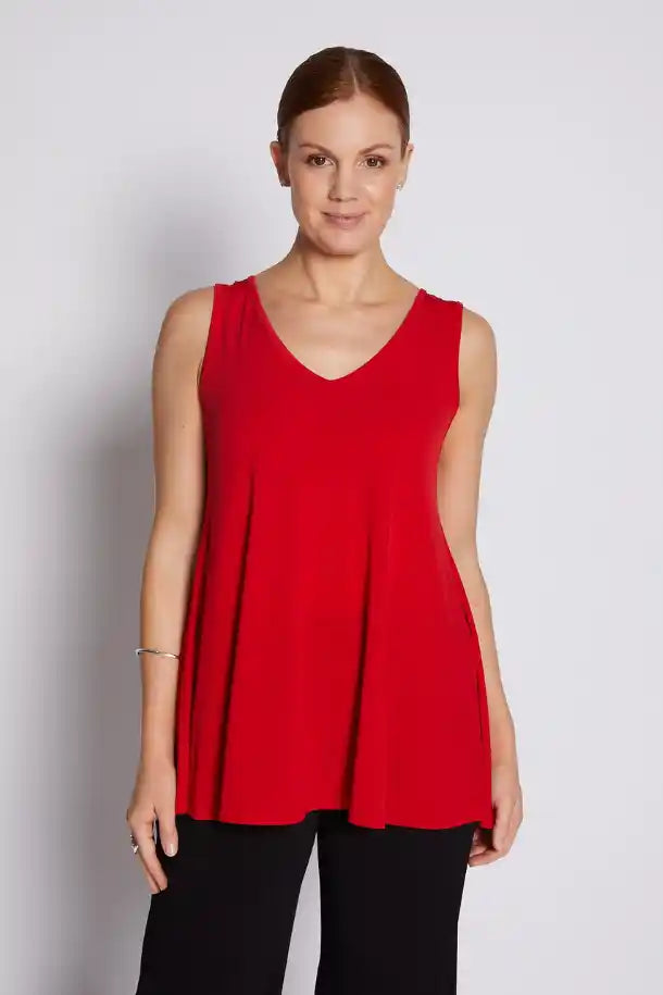 Philosophy Sun Sleeveless Reversible Tank in Red