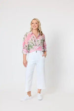 Gordon Smith Hudson Crop Denim Jean in White