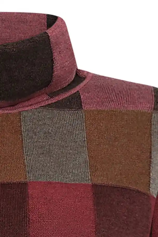 Mansted Eco Boxes Lindi Roll Neck Jumper in Spice