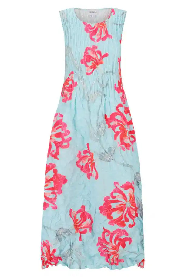 Alquema Pippi Smashed Pocket Dress in Fleur De Sud