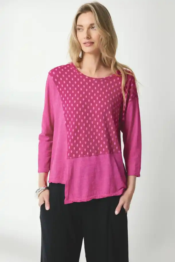 Valia Birdie Top in Cabaret