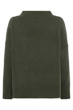 Mansted Oversize Mira Lamb Funnel Jumper in Forest