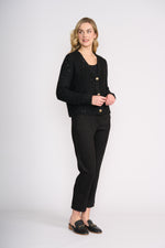 FOIL Glow Getter Cardi in Black