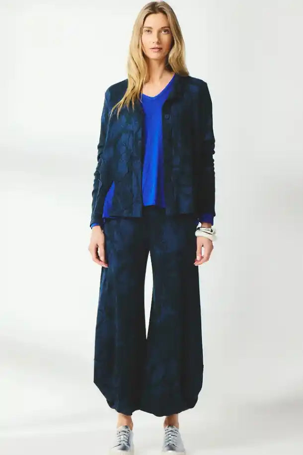 Valia Cameya Cardi in Deep Denim