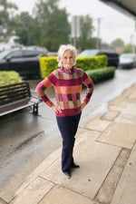 Mansted Zoraja Yak Roll Neck Jumper in Spice