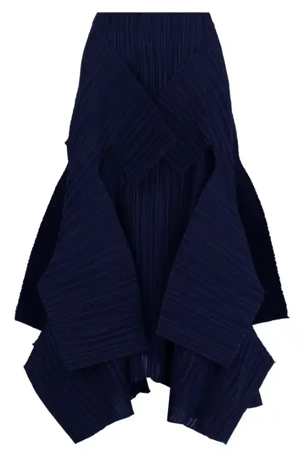 Alquema Shutter Skirt in Ink