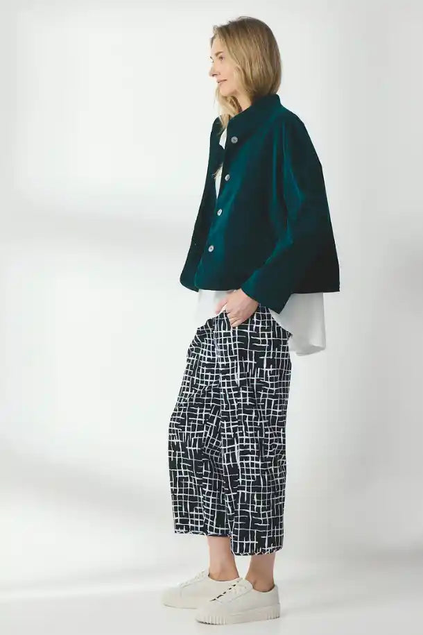 Valia Penny Pant in Black and White