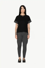 Bone & Arrow Aeris Top in Black