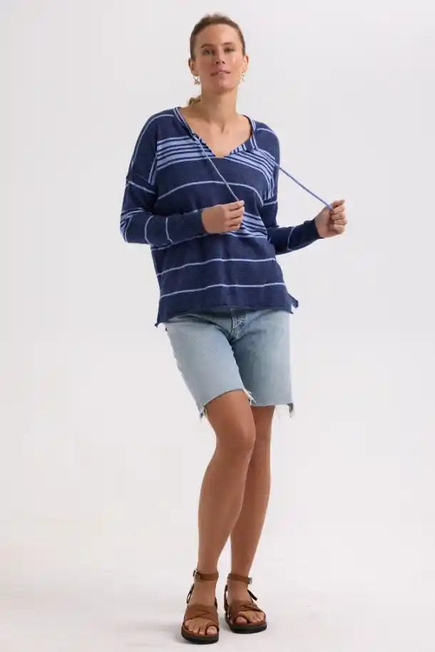 Zaket & Plover Beach Bum Jumper in Denim