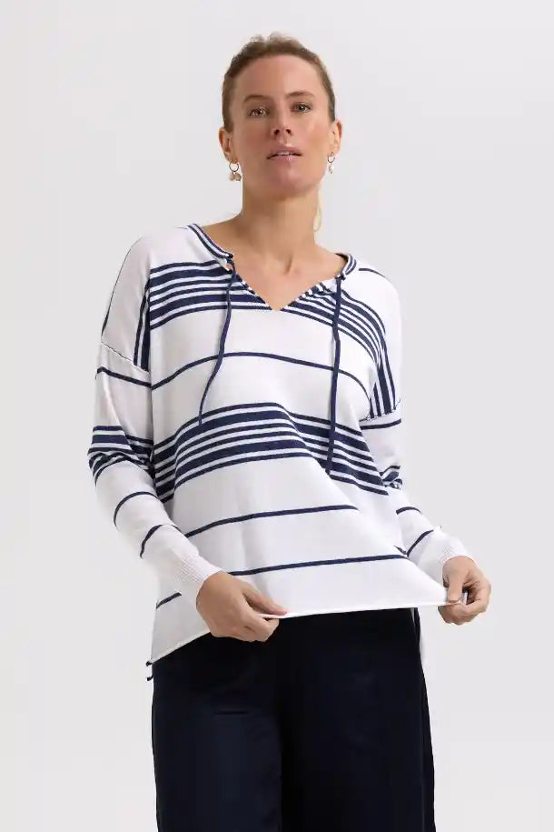 Zaket & Plover Beach Bum Jumper in White