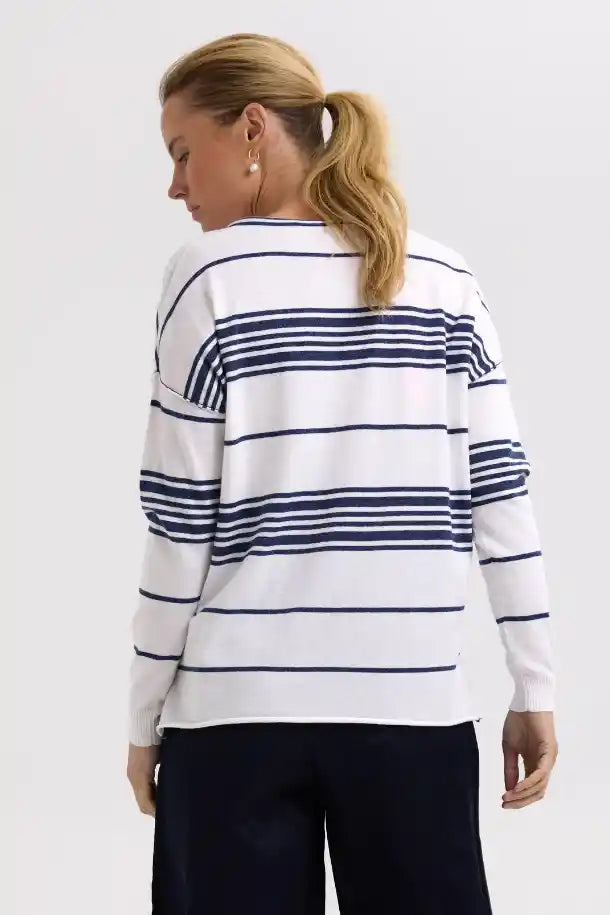 Zaket & Plover Beach Bum Jumper in White