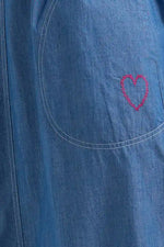 Zaket & Plover Denim Dress in Washed Denim