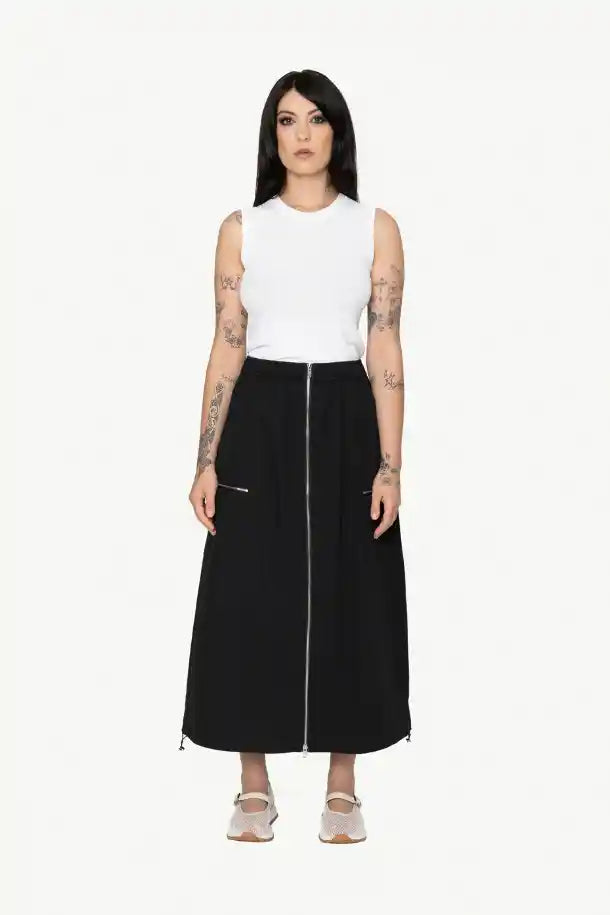 Bone & Arrow Staro Skirt in Black