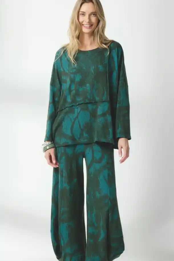 Valia Cameya Tunic in Silver Pine