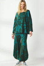 Valia Cameya Tunic in Silver Pine