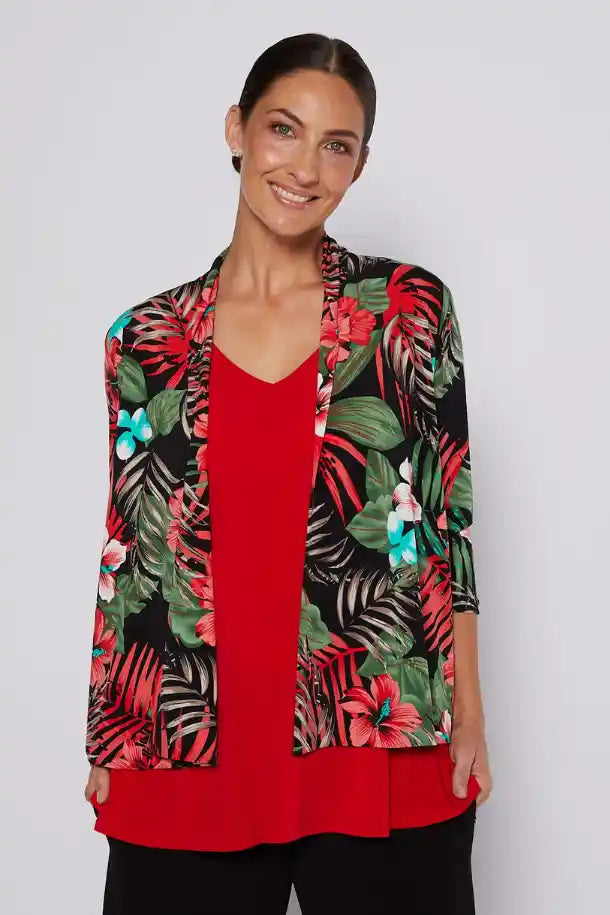 Philosophy Winnie ¾ Sleeve Swing Jacket in Calypso