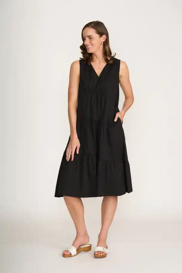 FOIL All Rounder Dress in Black