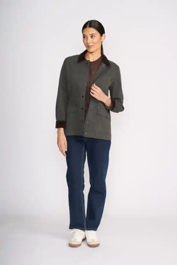 FOIL Hidden Treasures Jacket in Dark Sage