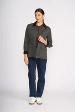 FOIL Hidden Treasures Jacket in Dark Sage
