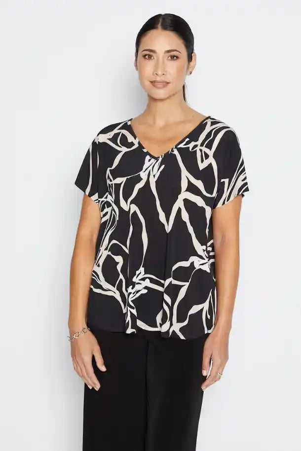 Philosophy Simple Reversible Tee in Lotus