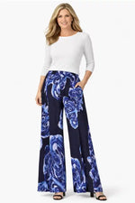 Alquema Simply Pleat Swing Pants in Space Butterflies