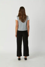 New London Jeans Loose Leg Cords in Black