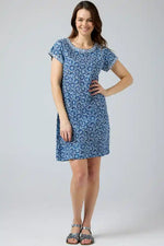 Cake Barbara Dress in Blue and White Circles