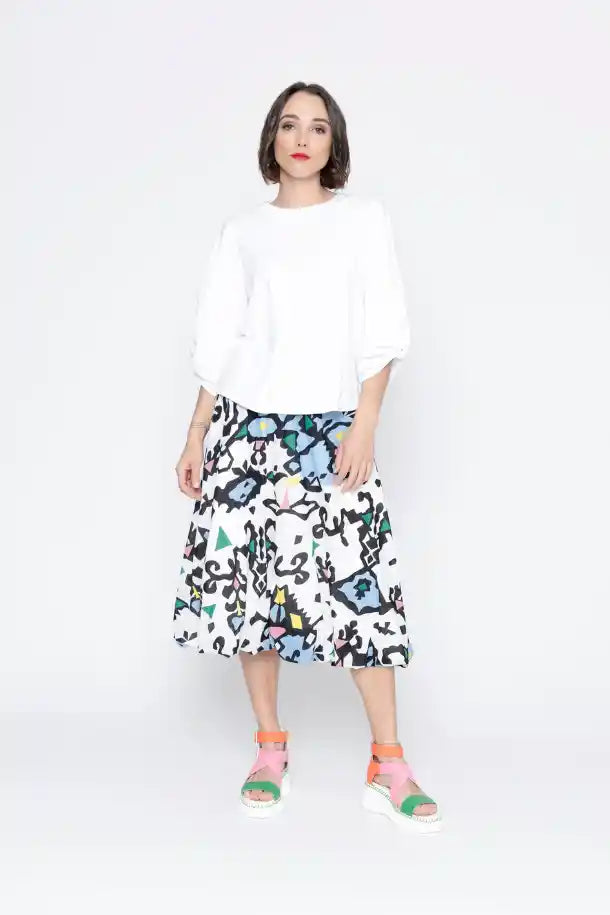 Blacklist Clio Top in Winter White