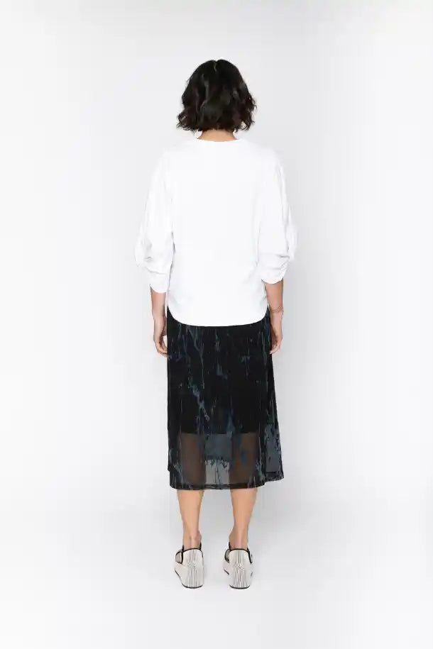 Blacklist Clio Top in Winter White