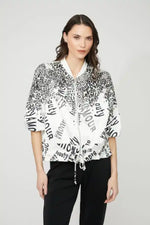Frank Lyman Cheetah Print Bomber Jacket