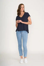 FOIL Split Decision Tee in True Navy