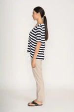 FOIL Line and Dine Tee in Bold Stripe