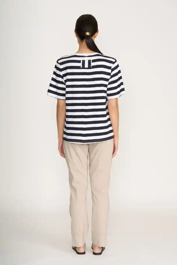 FOIL Line and Dine Tee in Bold Stripe