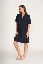 FOIL That’s the Spirit Dress in True Navy