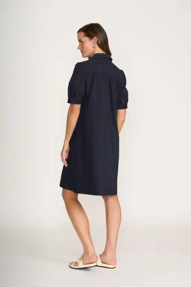 FOIL That’s the Spirit Dress in True Navy