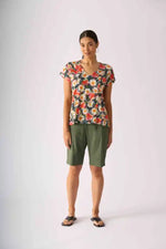 FOIL Seams Sew Top in Blooming
