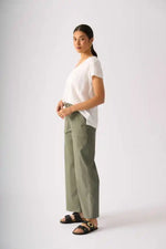 FOIL Seams Sew Top in White