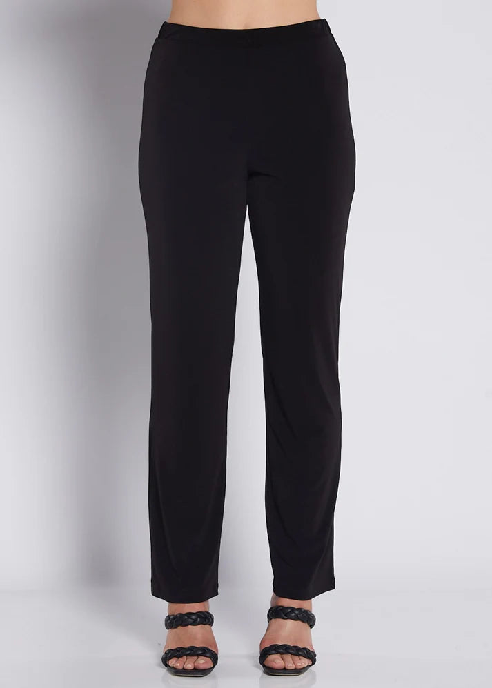 Philosophy Linear Full Length Straight Pant in Black