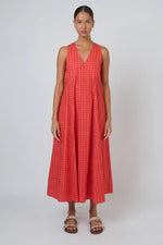 Naturals Poplin Dress in Cannage
