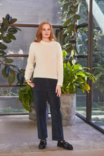 New London Jeans Loose Leg Cords in Iron